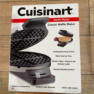 New - Cuisinart Classic Waffle Maker